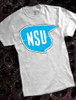 NSU Mens T-shirt on Ash