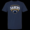 Sabers Football Tee
