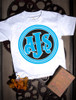 AJS Kids Tee on ash