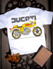 Ducati 900SS Kids Tee on Ash