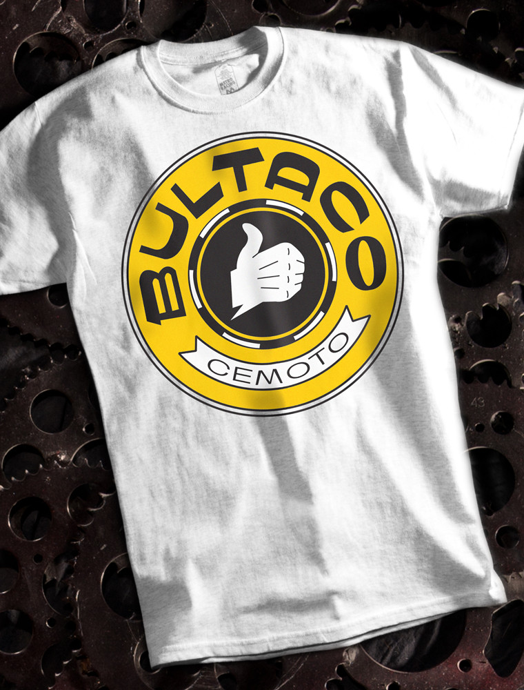 Vintage Bultaco Motorcycle Mens T-shirt - Metro Racing