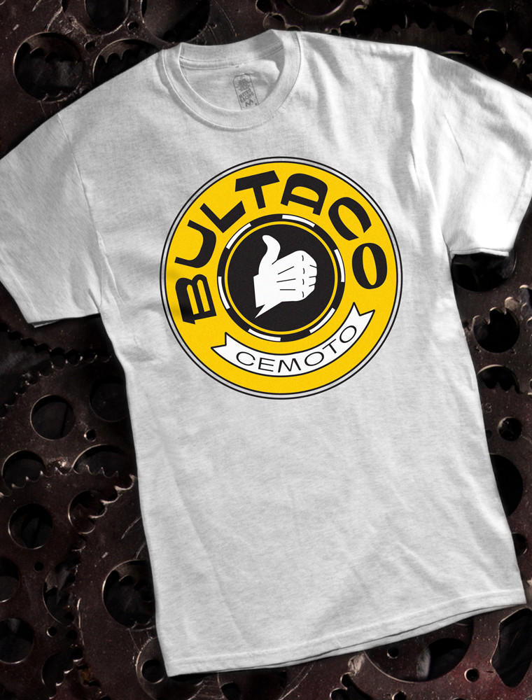 Vintage Bultaco Motorcycle Mens T-shirt - Metro Racing