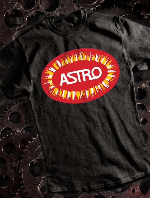 Bultaco Astro Mens T-shirt on Black Bultaco Astro Mens T-shirt on Black