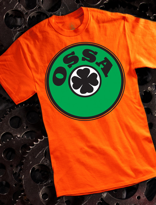 Ossa Mens T-shirt on Orange Ossa Mens T-shirt on Orange