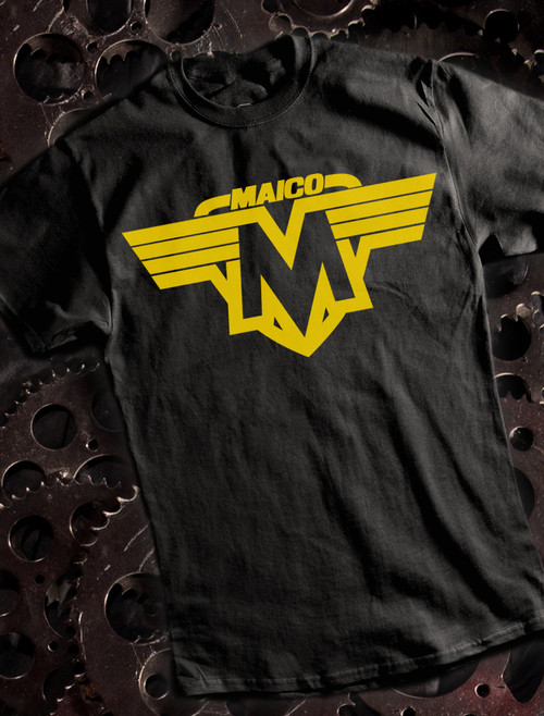 Vintage Maico Mens T-shirt on Black