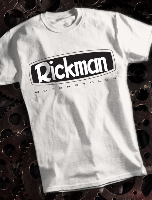 Rickman Motorcycles Mens T-shirt on White