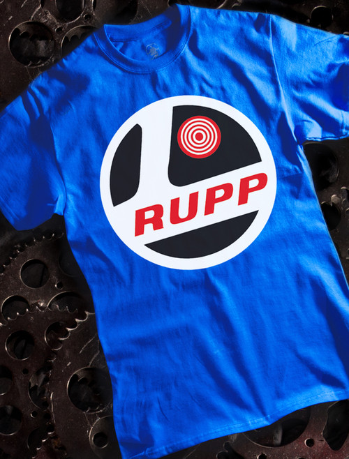 Rupp Mens T-shirt on Blue