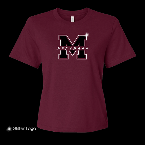 Softball Crop Boxy Tee