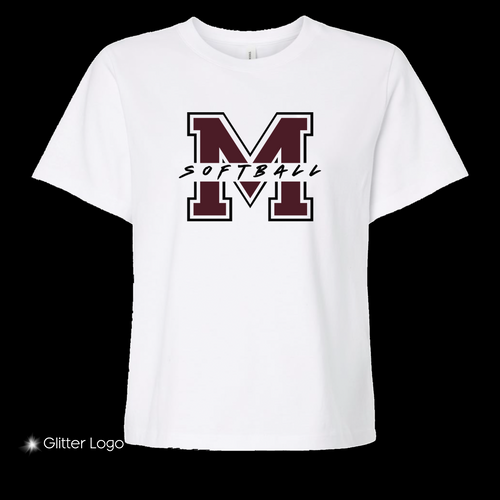 Softball Crop Boxy Tee