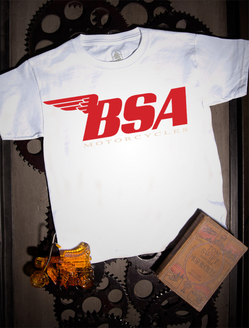 BSA Motorcycles Kids Tee on white BSA Motorcycles Kids Tee on white