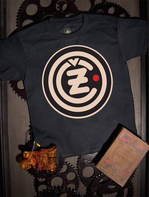 CZ Kids Tee on Black