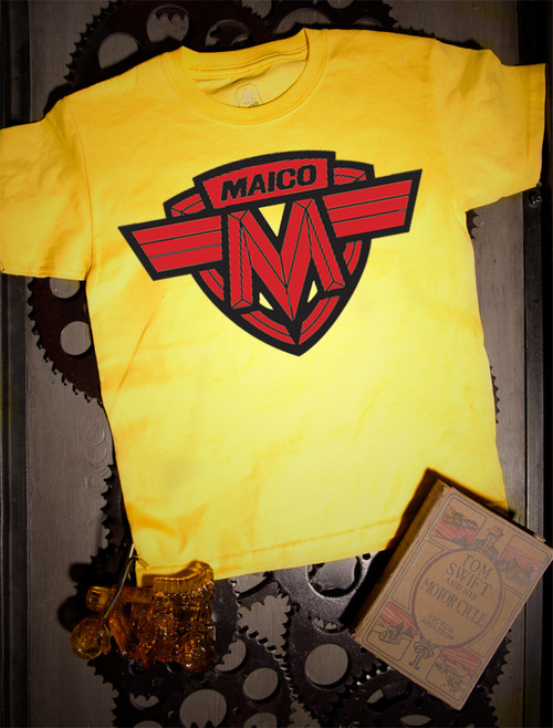 Maico Kids Tee on Yellow