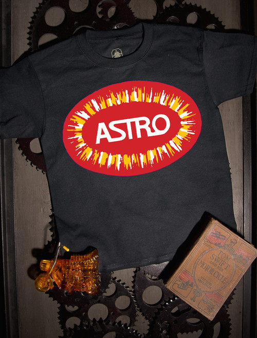 Bultaco Astro Kids Tee on Black Bultaco Astro Kids Tee on Black
