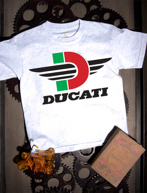 Ducati Kids Tee on Ash Ducati Kids Tee on Ash