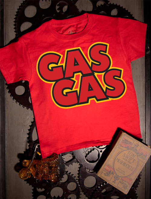 Gas Gas Kids Tee on red