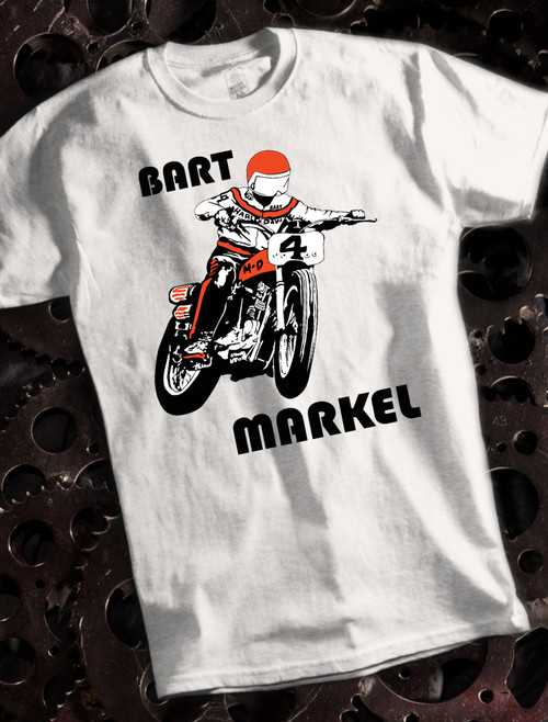 Bart Markel Mens Tshirt on White