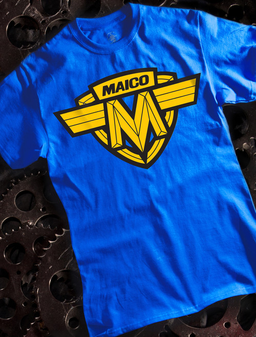 Maico Mens T-shirt on Blue