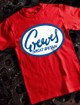 Greeves Mens T-shirt on Red