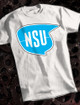 NSU Mens T-shirt on White