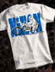 Gary Nixon Dirt Track Mens T on White