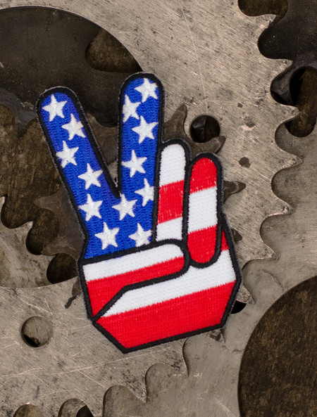 Adesivo Auto Peace Finger Canada - Adesivo Ritagliato Per Auto O Superfici Lisce