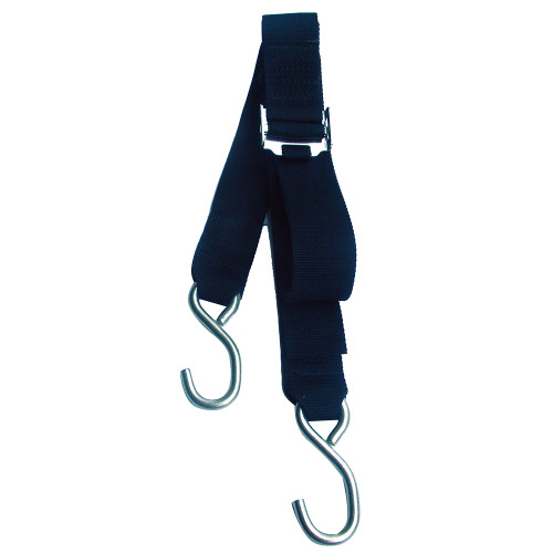 Rod Saver Stainless Steel Roller Buckle Gunwale Tie-Down - 2" x 20 [SS\/GW220]