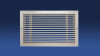 VCU-Aluminum Hidden Flange Bar Linear Grille and Register -Removable Core