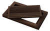 Linear Bar Floor Wood Grilles - Flush Mount with Frame