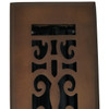 Madelyn Carter Madelyn Carter Baroque Floor and Wall Registers Cast Aluminum and Cast Brass