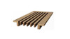 Beveled Bar Surface Mount Wood Grilles - Ceiling & Wall