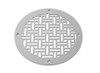 Basketweave Round Vent Covers - Gray