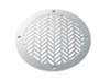 Herringbone Round Vent Covers - Silver