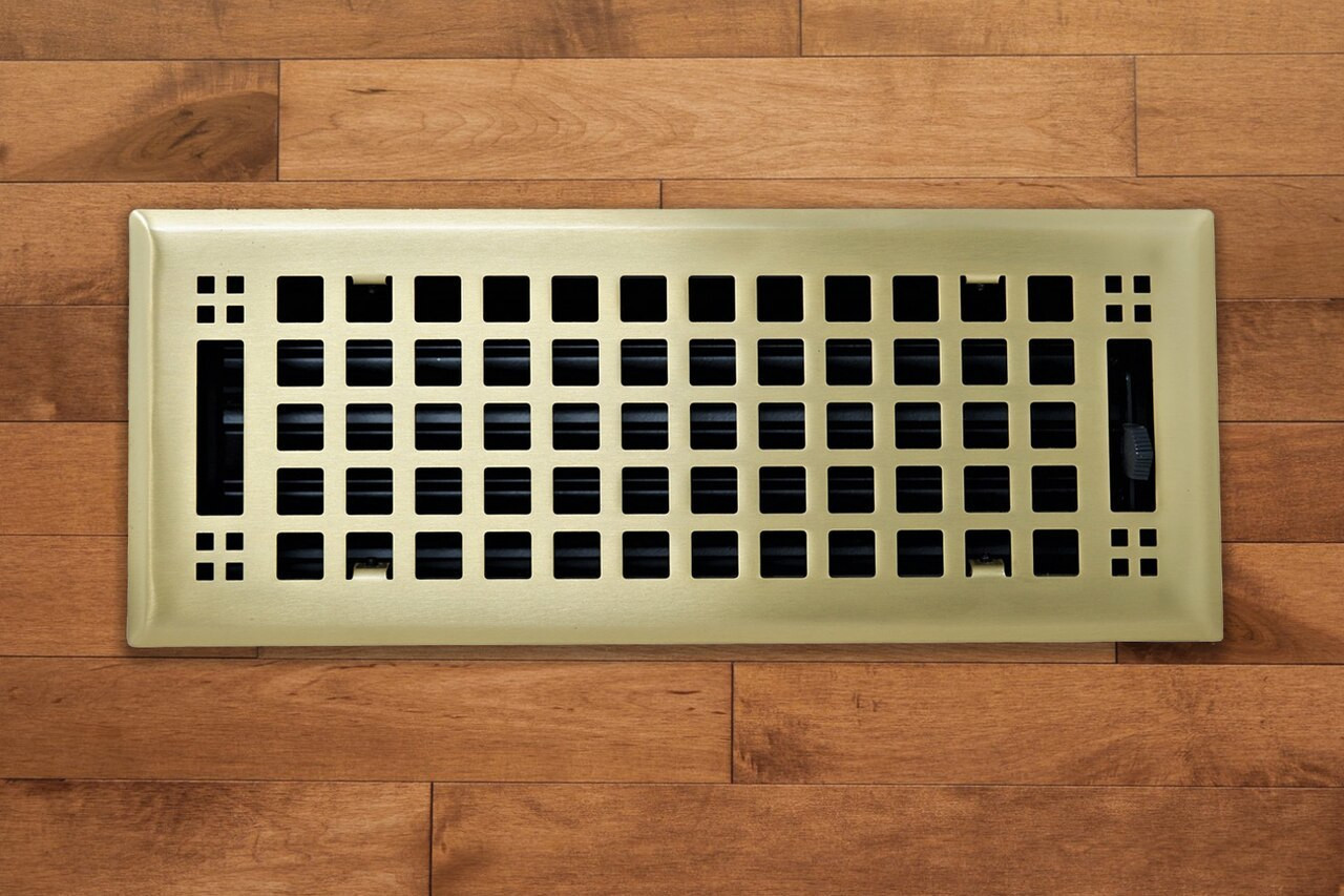 Madelyn Carter Artisan Brushed Brass Floor & Wall Vent Covers