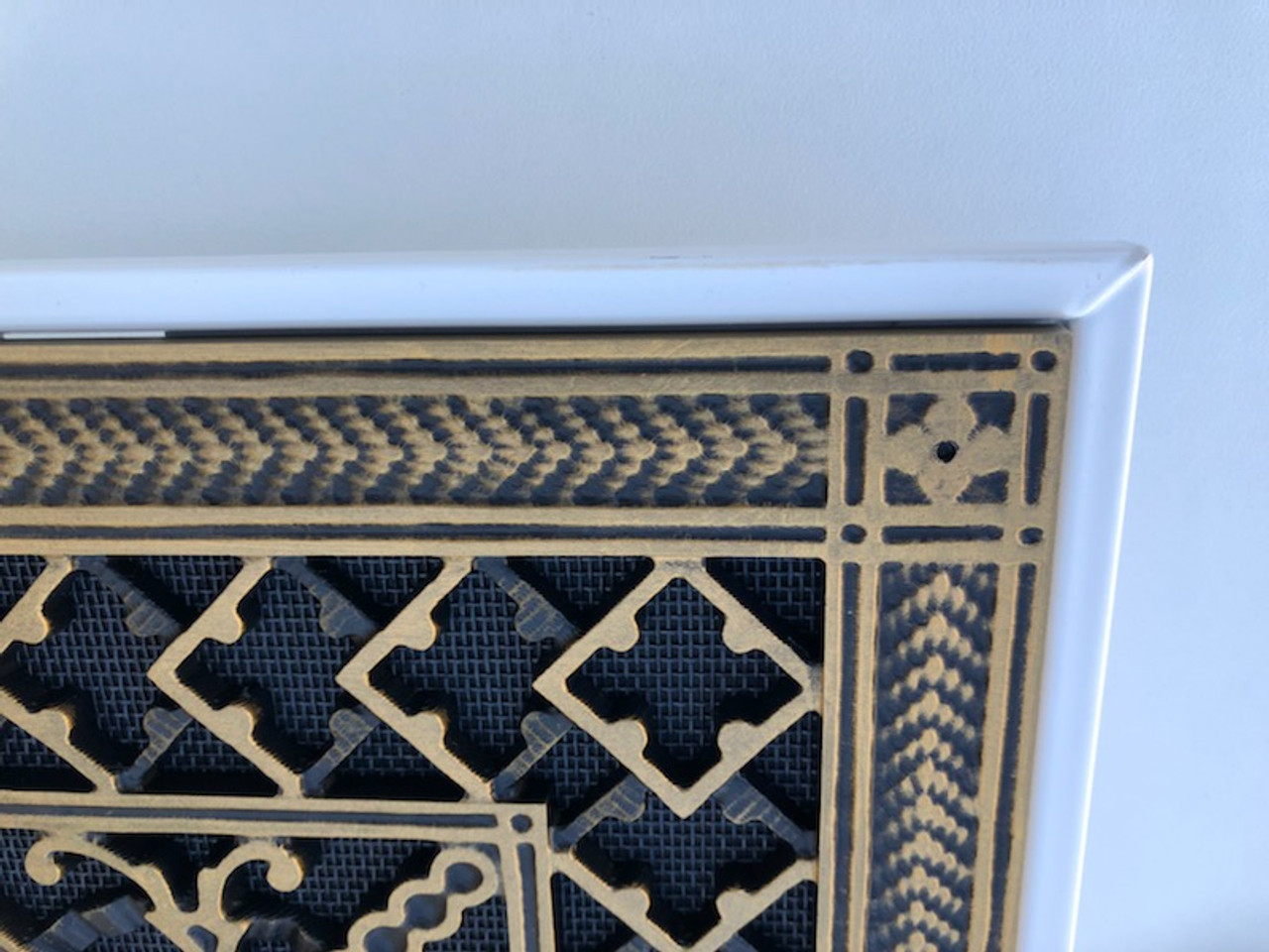 Arts and Crafts Style Resin Magnetic Filter Grille - Vent Covers Unlimited