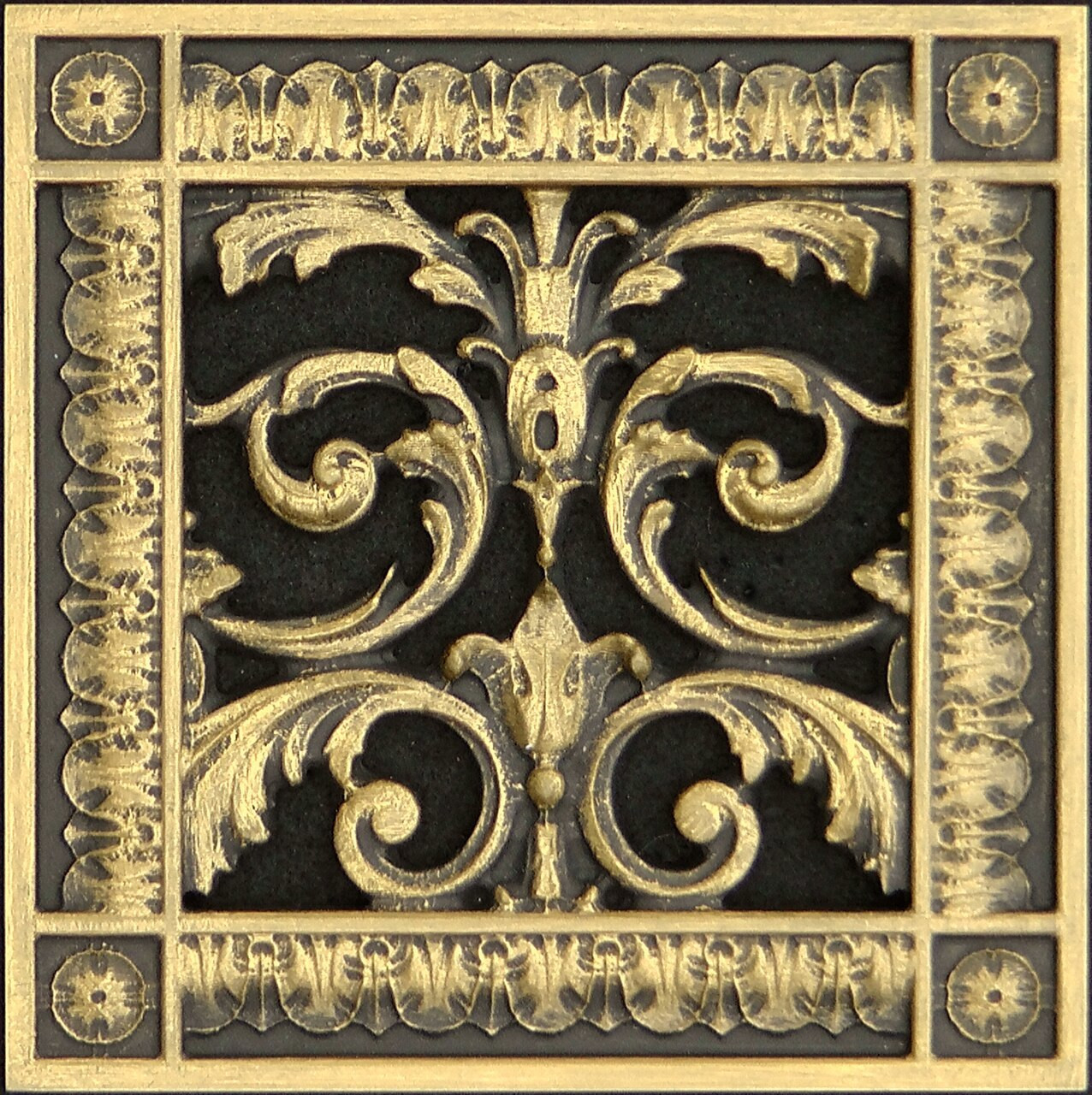 Louis XIV Style Resin Magnetic Filter Grille - Vent Covers Unlimited
