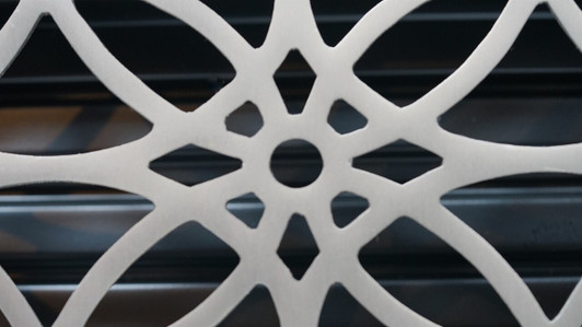 Madelyn Carter Madelyn Carter Empire Floor and Wall Registers Cast Aluminum and Cast Brass