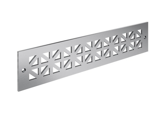 Asher Toe Kick Vent Cover - Silver