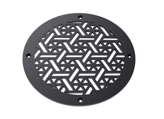 Pinwheel Round Vent Covers - Black