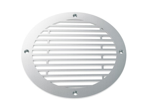 Abigail Round Vent Covers - Silver