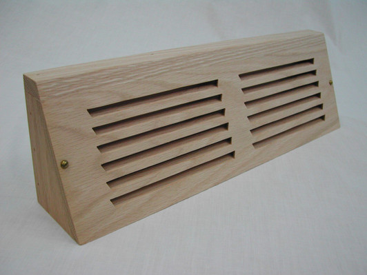 Vent Covers Unlimited Horizontal Slot Baseboard Wood Registers