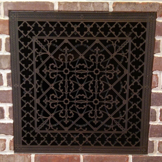 Louis XIV Style Resin Magnetic Filter Grille - Vent Covers Unlimited