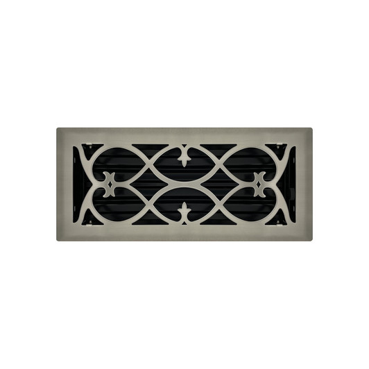 4 x 10 Brushed Nickel