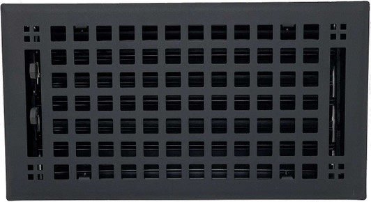 Madelyn Carter Artisan Flat Black Wall and Floor Vent Covers (Steel)