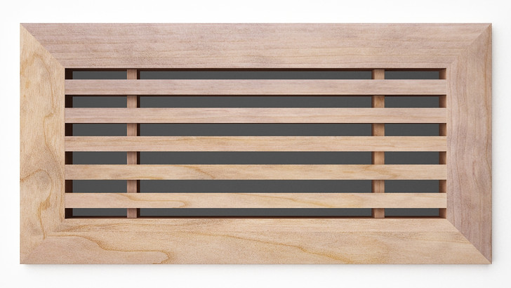 Beveled Bar Surface Mount Wood Grilles