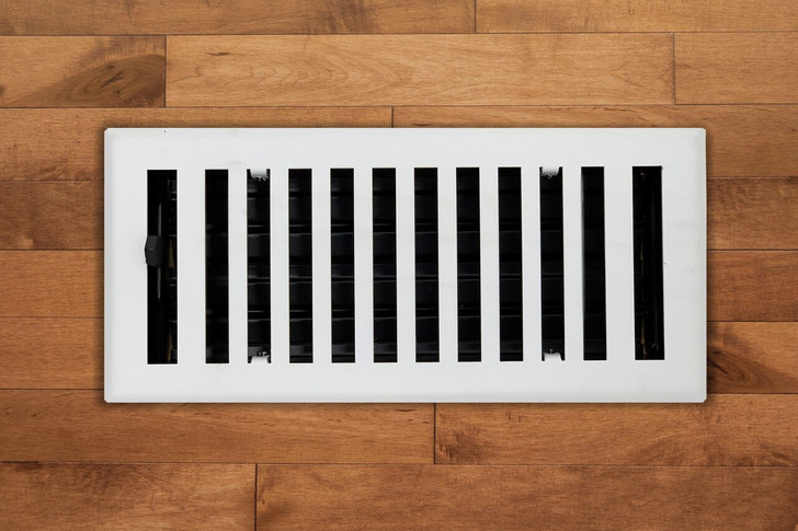 Madelyn Carter Madelyn Carter Modern Chic White Wall and Floor Vent Covers Steel