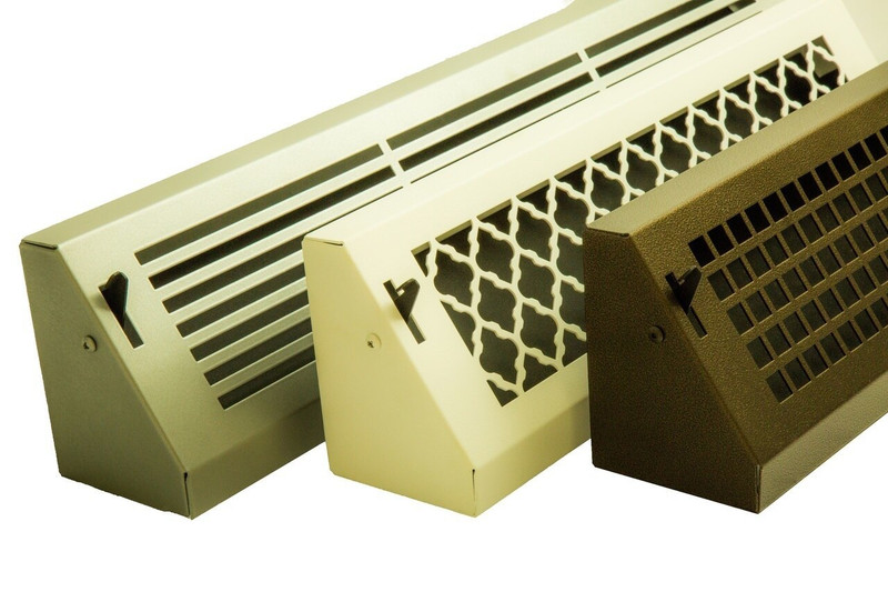 Bronze Series Tuscan Baseboard Registers & Returns Vent Covers Unlimited