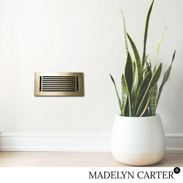 Madelyn Carter Artisan Brushed Brass Floor & Wall Vent Covers