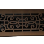 Madelyn Carter Baroque Floor and Wall Registers - Oil Rubbed Bronze