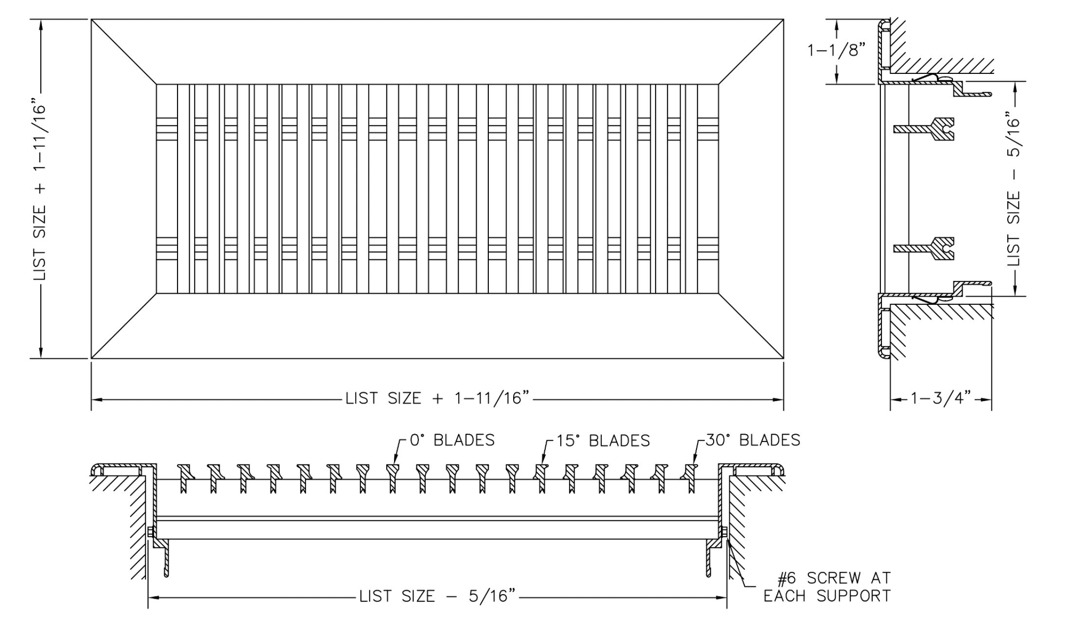Vertical Bar Register