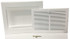 Vent Covers Unlimited 12 x 8 White Gravity Register 15 x 12 Overall